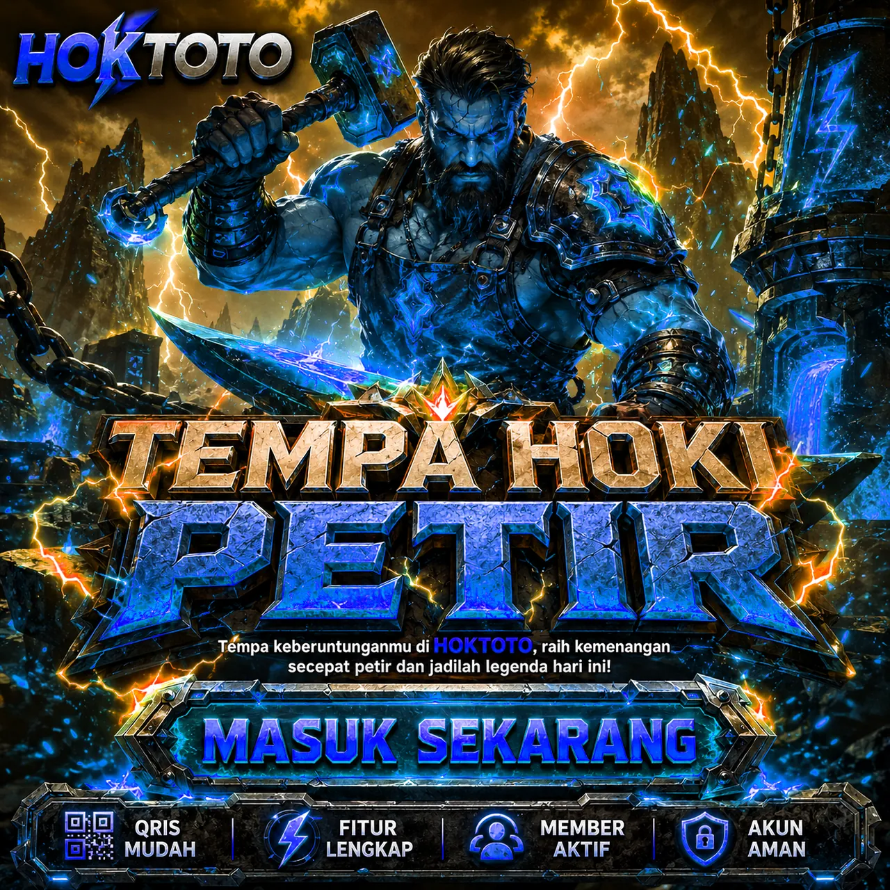 Banner HOKTOTO hoktotologinlink.shop bertema slot gacor dengan sorotan rtp slot hari ini